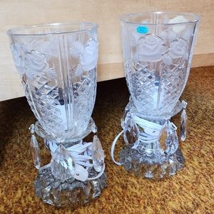 Michelotti crystal lamp set